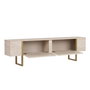 Nordure Onera Mueble para TV Travertino y Oro